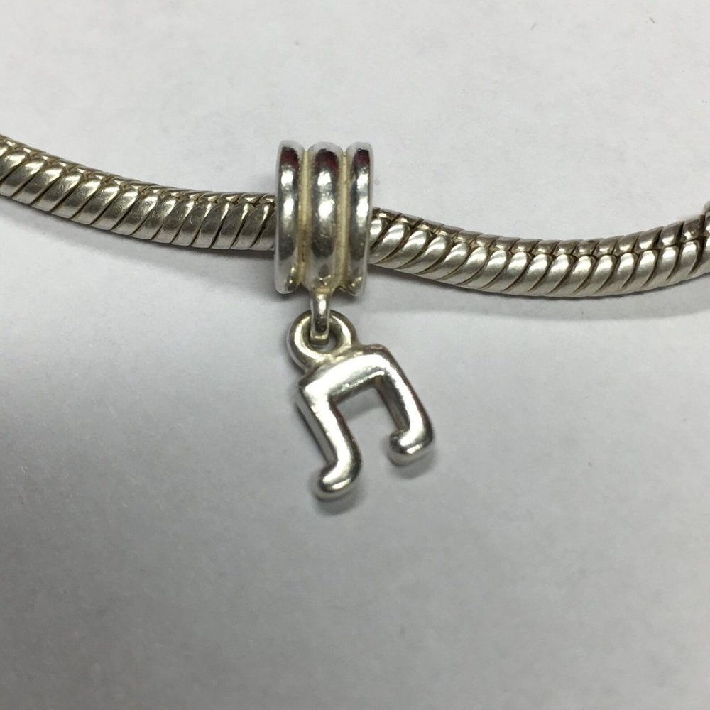 Authentic Pandora Sterling Silver Music Note Dangle Charm No.790183